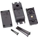 Traxxas Servo case, plastic (top, middle, bottom)/ gaskets/ hardware (for 2250, 2255 servos)