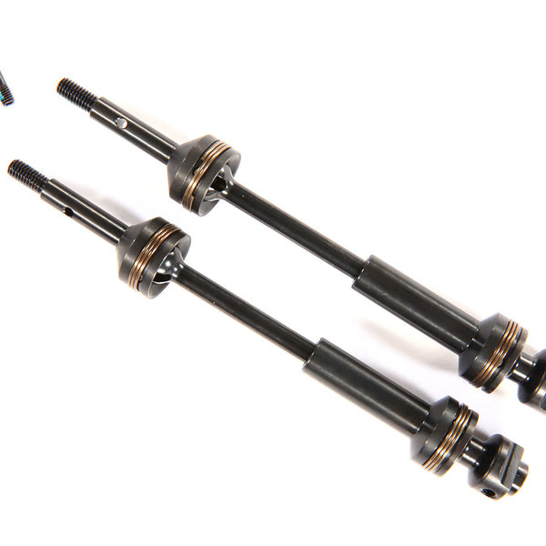 Traxxas 9052X - Driveshafts, rear, steel-spline constant-velocity (complete assembly) (2)