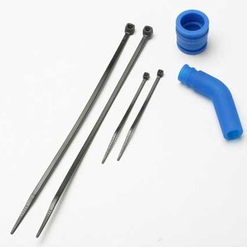 Traxxas 5245 PIPE CPLR BL/EXH DEF/TIES