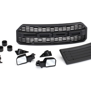 Traxxas Body accessories kit, 2017 Ford Raptor (includes grille, hood insert, side mirrors, & mounting hardware)