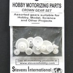 Assorted Plastic Crown Gear Set (1.9mm ID) (12pcs)