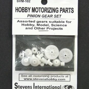 Assorted Plastic Pinion Gear Set (1.9mm ID) (20pcs)