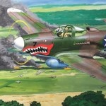 ATLANTIS 1/46 WWII P39 Airacobra Shark Mouth Fighter (formerly Revell)
