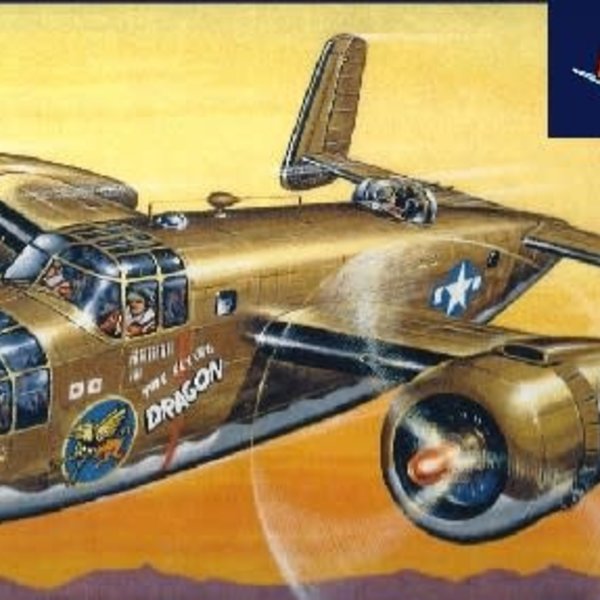 ATLANTIS 1/64 B25 Mitchell Flying Dragon Bomber (formerly Revell)