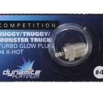 Dynamite Platinum Turbo Glow Plug, #4 X-Hot