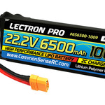 Commonsence RC Lectron Pro™ 22.2V 6500mAh 100C Lipo Battery with XT90 Connector for Large Planes, Helis, Quads & 1/8 Trucks #6S6500-1009