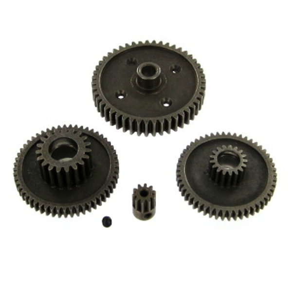 redcat RS10 Steel Gear Set with 10T Pinion. (4 Gears) (1 Set needed for each axle)