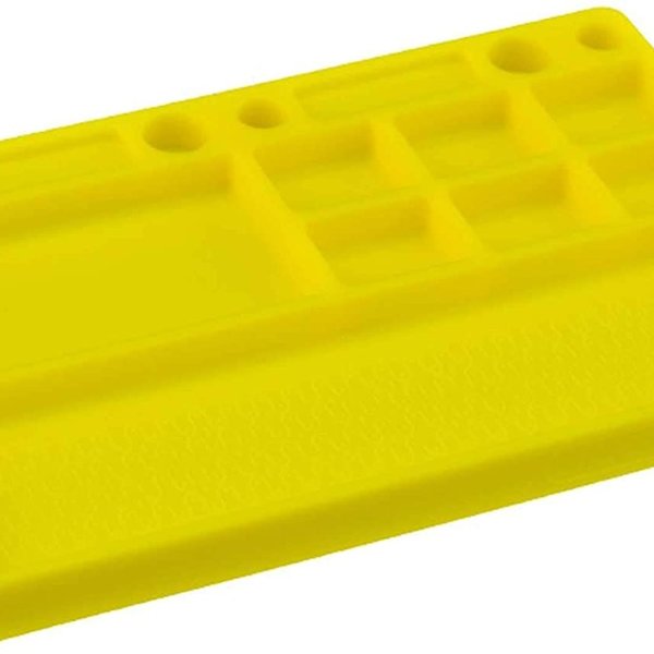 JCO Dirt Racing: Parts tray (rubber material) Yellow