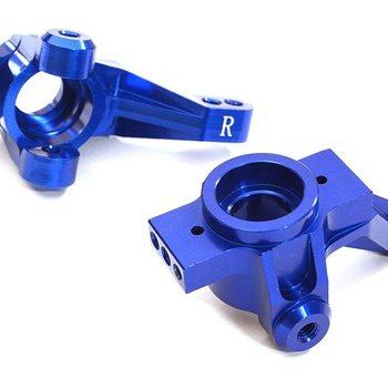 Integy Billet Machined Steering Knuckles for Traxxas 1/10 4-Tec 2.0 C28348BLUE