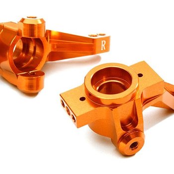 Integy Billet Machined Steering Knuckles for Traxxas 1/10 4-Tec 2.0 C28348ORANGE
