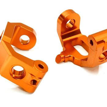 Integy Billet Machined Caster Blocks for Traxxas 1/10 4-Tec 2.0 C28350ORANGE
