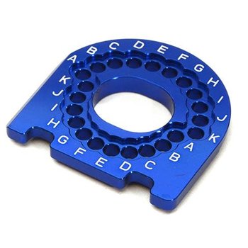 Integy Billet Machined Motor Mounting Plate for Traxxas 4-Tec 2.0 C28178BLUE
