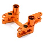 Integy Billet Machined Alloy Steering Bell Crank Set for Traxxas 1/10 4-Tec 2.0 C28427ORANGE