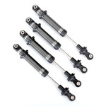 Traxxas Shocks, GTS, silver aluminum (assembled without springs) (4) (for use with #8140 TRX-4 Long Arm Lift Kit)