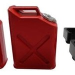 APEX APEX RC PRODUCTS 1/10 RC ROCK CRAWLER SCALE RED JERRY GAS CAN JUG - 2 PACK #4052