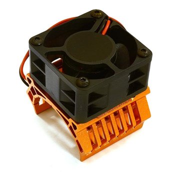 Integy 36mm Motor Heatsink+40x40mm Cooling Fan 16k rpm for Most 1/10 On-Road & Off-Road