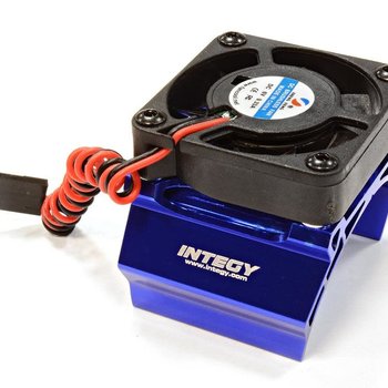 Integy HIGH SPEED COOLING FAN+HEATSINK MOUNT FOR 40MM O.D. MOTOR C25791BLUE