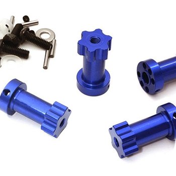 Integy 12mm Hex Extended Wheel (4) Hub 22mm Thick for Most 1/10 Traxxas