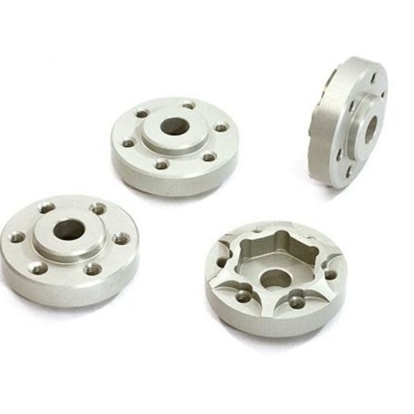 Integy Alloy 12mm Hex-to-6 Bolt Wheel Hub 6mm Thick 0 Offset for Traxxas TRX-4
