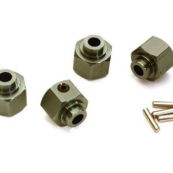 Integy 12mm Hex Wheel (4) Hub 8mm Thick for Axial 1/10 Wraith 2.2 & RR10 Bomber 4WD