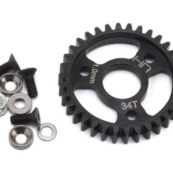 HOT RACING SRVO434 Heavy Duty Steel Spur Gear 34T 1.0m