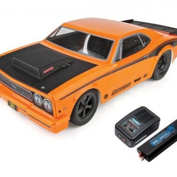 ASC Team Associated DR10 RTR Brushless Drag Race Car Combo (Orange) w/2.4GHz Radio, DVC, Battery & Charger Shipping may not be included