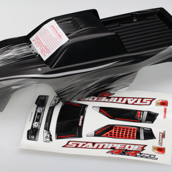 Traxxas 6711X Body Stampede 4x4 ProGraphix w/Decal Sheet