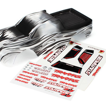 Traxxas Body, Stampede 4X4, ProGraphix (Graphics are printed, requires paint & final color application)/ decal sheet
