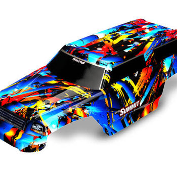 Traxxas Body, 1/16 Summit (painted, decals applied)