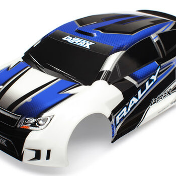 Traxxas Body, LaTrax 1/18 Rally, blue (painted)/ decals