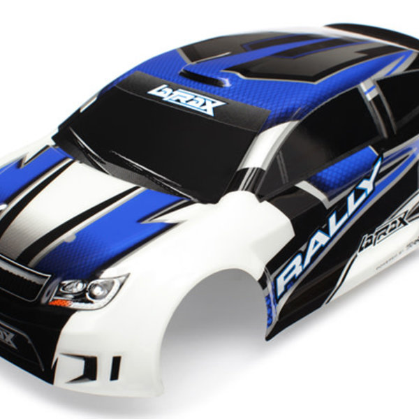 Traxxas Body, LaTrax 1/18 Rally, blue (painted)/ decals