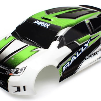 Traxxas Body, LaTrax 1/18 Rally, green (painted)/ decals