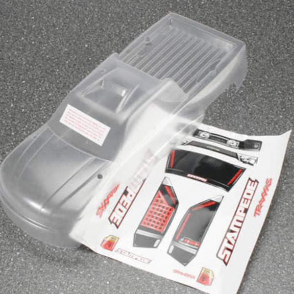 Traxxas Body, Stampede (clear, requires painting) (requires #3614 to mount)