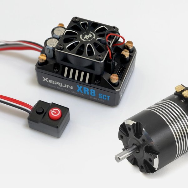 XR8 SCT Pro ESC - Black XERUN 4268SD motor, 2200kv