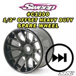 SWEEP SWEEP Monster Truck SRC WHD 1/2" Off-set Black wheel 1pc (Wheel only)