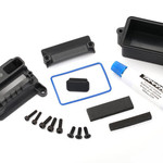 Traxxas Box, receiver (sealed)/ wire cover/ foam pads/ silicone grease/ 2.5x10 CS (2)/ 3x15 CCS (3)