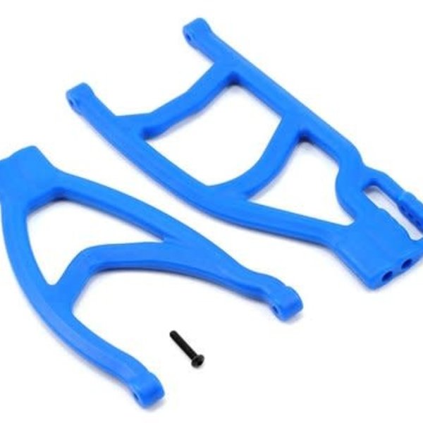 RPM R/C Products EXTENDED RIGHT REAR A-ARMS FOR THE TRAXXAS SUMMIT & REVO BLUE