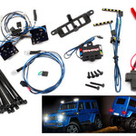 Traxxas LED light set, complete with power supply (contains headlights, tail lights, roof lights, & distribution block) (fits #8811 or #8825 body)