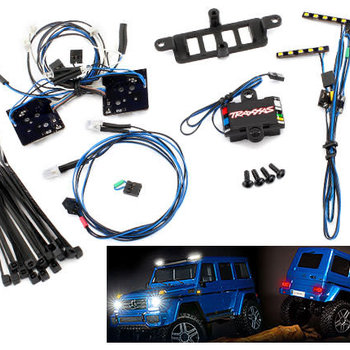 Traxxas LED light set (contains headlights, tail lights, roof lights, and distribution block) (fits #8811 or #8825 body, requires #8028 power supply)
