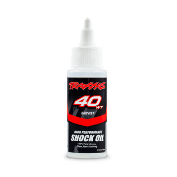 Traxxas Oil, shock (40 wt, 500 cSt, 60cc) (silicone)
