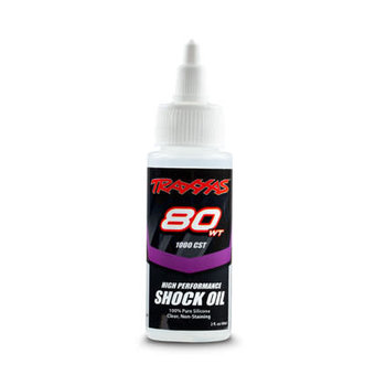Traxxas Oil, shock (80 wt, 1,000 cSt, 60cc) (silicone)