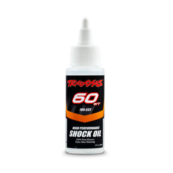 Traxxas Oil, shock (60 wt, 700 cSt, 60cc) (silicone)