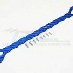 GPM GPM RACING TRAXXAS XO-1 BLUE ALUMINUM 5MM THICK TOP PLATE SUB-CHASSIS XO014-B