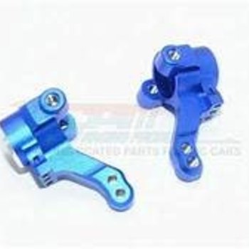 GPM GPM RACING TRAXXAS 4-TEC 2.0 BLUE ALUMINUM FRONT KNUCKLE ARM SET GT021-B