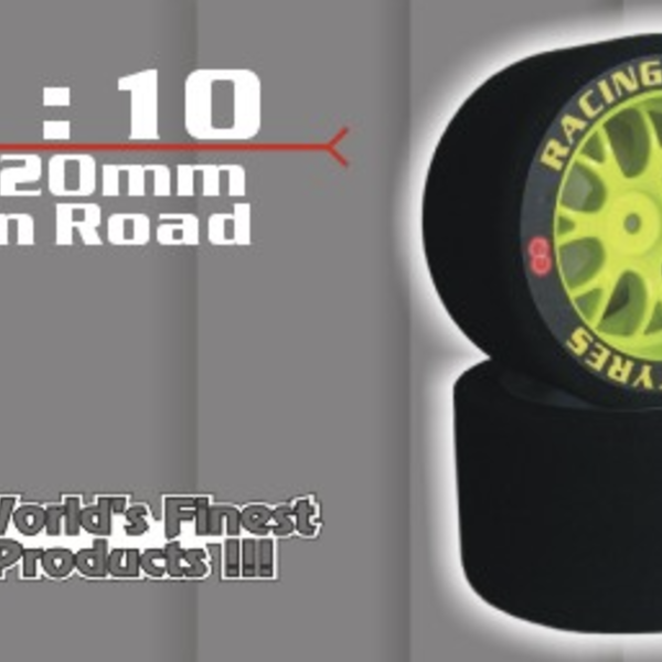 GQ PRODUCT GQ Rear 40mm Shore 32 Yellow Wheel