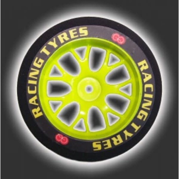 GQ PRODUCT GQ Front 30mm Shore 37 Yellow Wheel