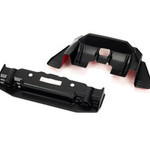arrma FELONY Painted Splitter And Diffuser Black/Red