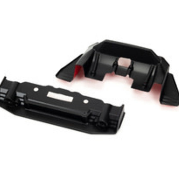 arrma FELONY Painted Splitter And Diffuser Black/Red