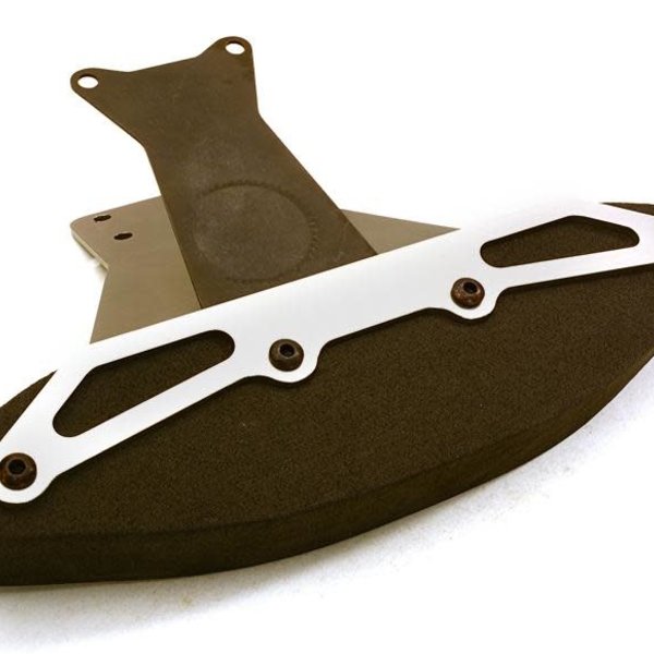 Integy Alloy Front Bumper w/ Foam for Traxxas 1/10 Rustler 2WD, Bandit & Stampede 2WD C27102GREY