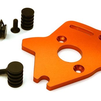 Integy Billet Machined T3 Motor Plate for 1/10 Stampede 4X4 & Slash 4X4 (non-LCG) C28194ORANGE